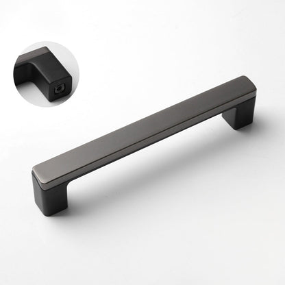 Comforsyco Two-Tone Slim Bar Cabinet Handles and Knobs for Wardrobes