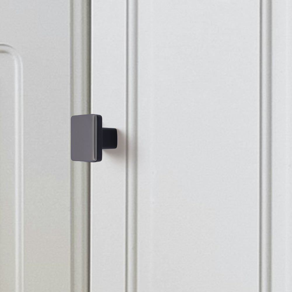 Comforsyco Two-Tone Slim Bar Cabinet Handles and Knobs for Wardrobes