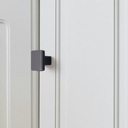 Comforsyco Two-Tone Slim Bar Cabinet Handles and Knobs for Wardrobes
