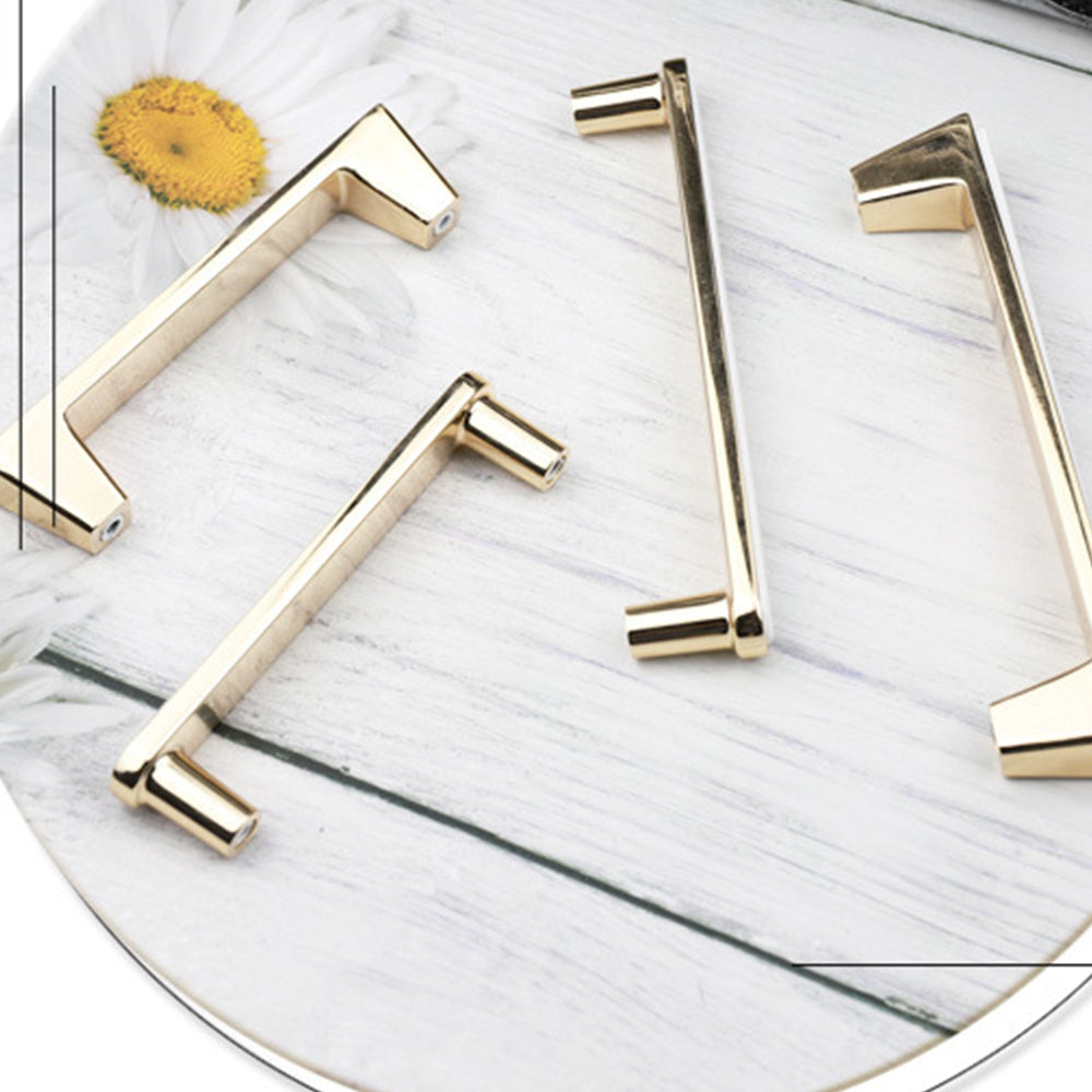 Comforsyco Two-Tone Square Bar Cabinet Pulls and Knobs