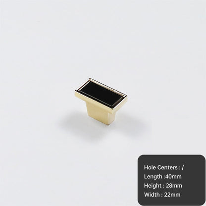 Comforsyco Two-Tone Square Bar Cabinet Pulls and Knobs
