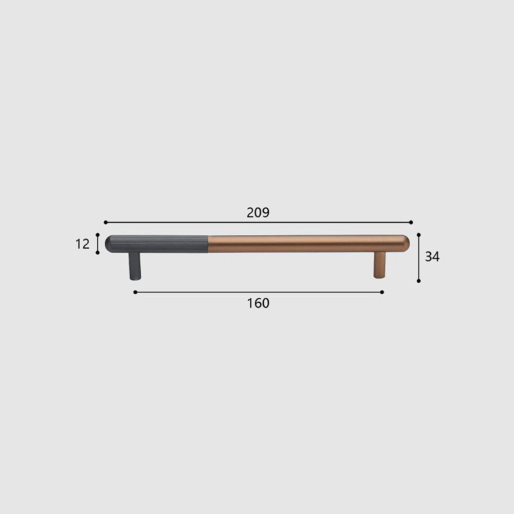 Comforsyco Two-Tone Striped Cabinet Pulls and Knobs