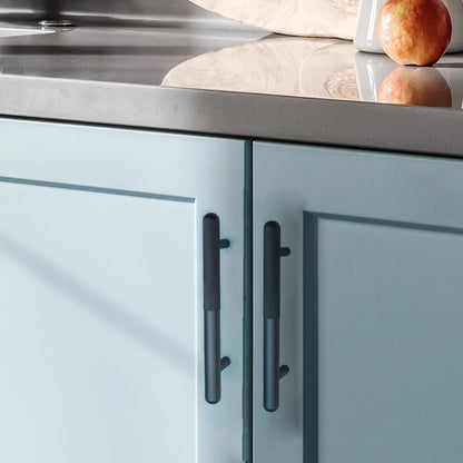 Comforsyco Two-Tone Striped Cabinet Pulls and Knobs