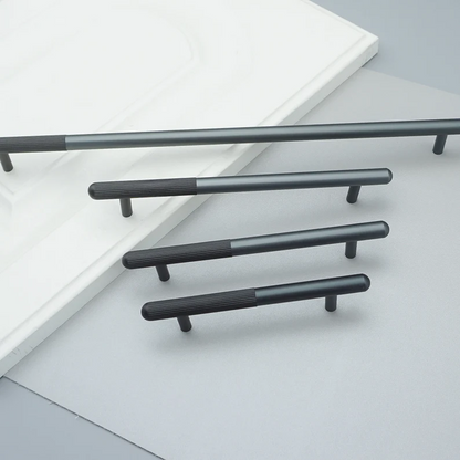 Comforsyco Two-Tone Striped Cabinet Pulls and Knobs