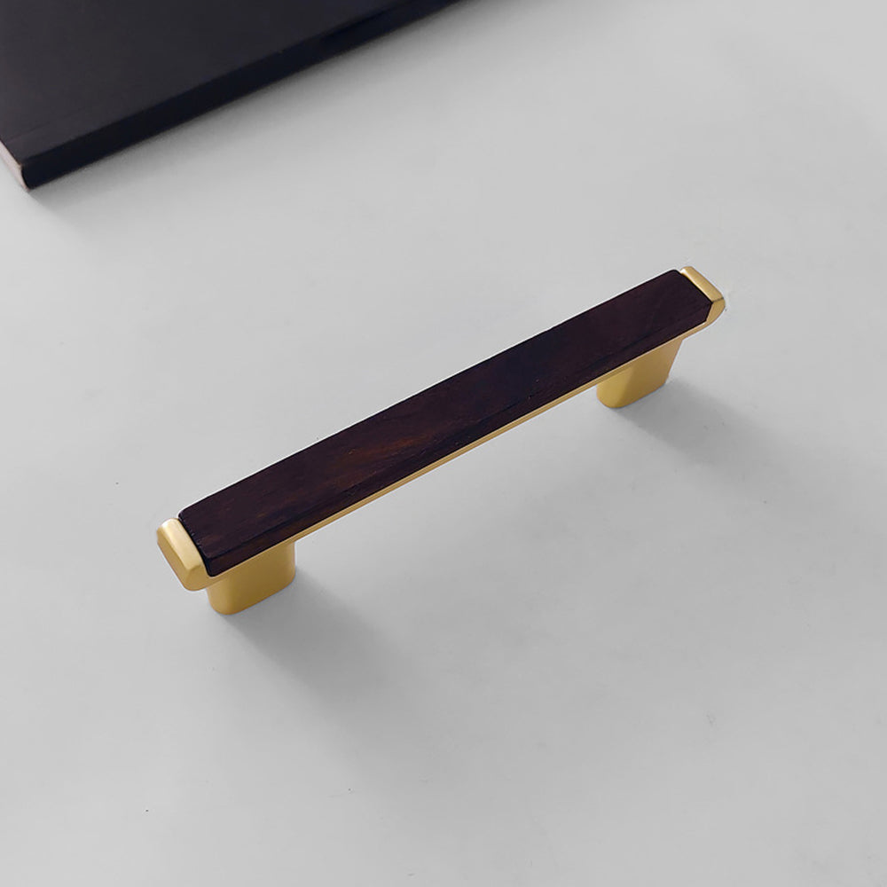 Comforsyco Two-Tone Wood Grain Cabinet Handles and Knobs