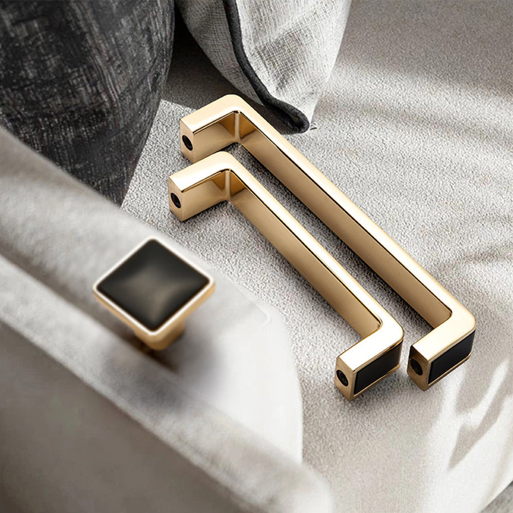 Comforsyco Two-Tone Zinc Alloy Cabinet Pulls and Knobs