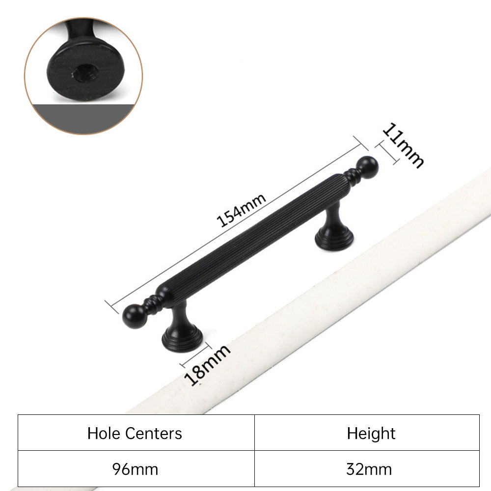 Comforsyco Two-Tone Zinc Alloy Kitchen Cabinet Pulls and Knobs