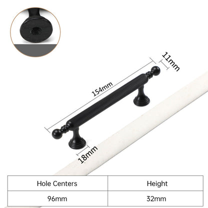 Comforsyco Two-Tone Zinc Alloy Kitchen Cabinet Pulls and Knobs