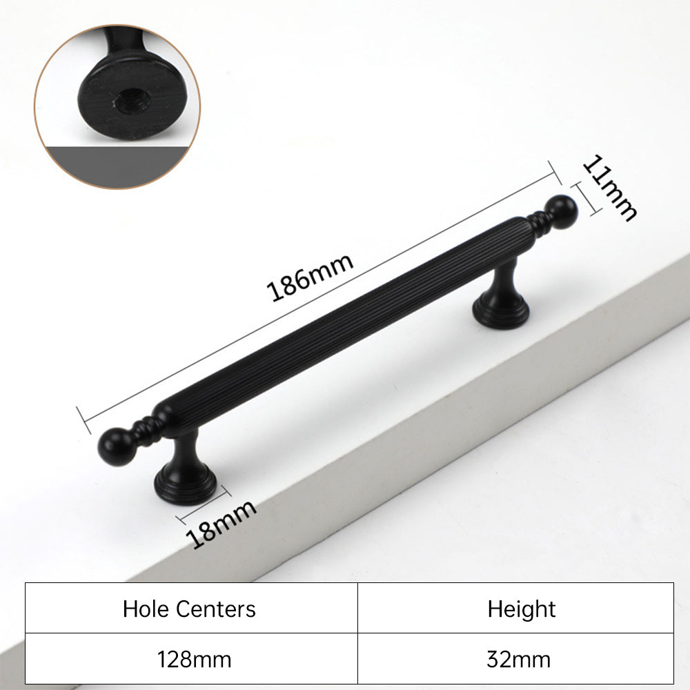 Comforsyco Two-Tone Zinc Alloy Kitchen Cabinet Pulls and Knobs