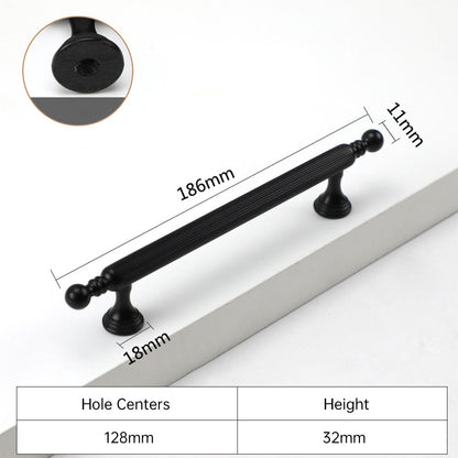 Comforsyco Two-Tone Zinc Alloy Kitchen Cabinet Pulls and Knobs
