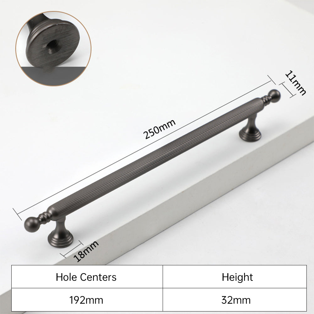 Comforsyco Two-Tone Zinc Alloy Kitchen Cabinet Pulls and Knobs