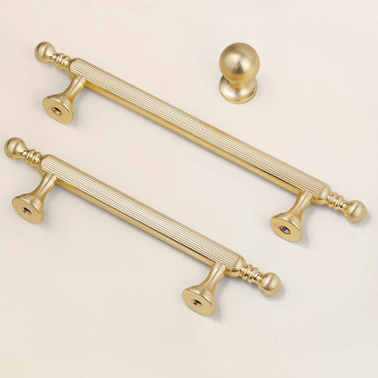 Comforsyco Two-Tone Zinc Alloy Kitchen Cabinet Pulls and Knobs