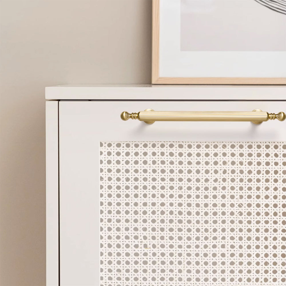 Comforsyco Two-Tone Zinc Alloy Kitchen Cabinet Pulls and Knobs