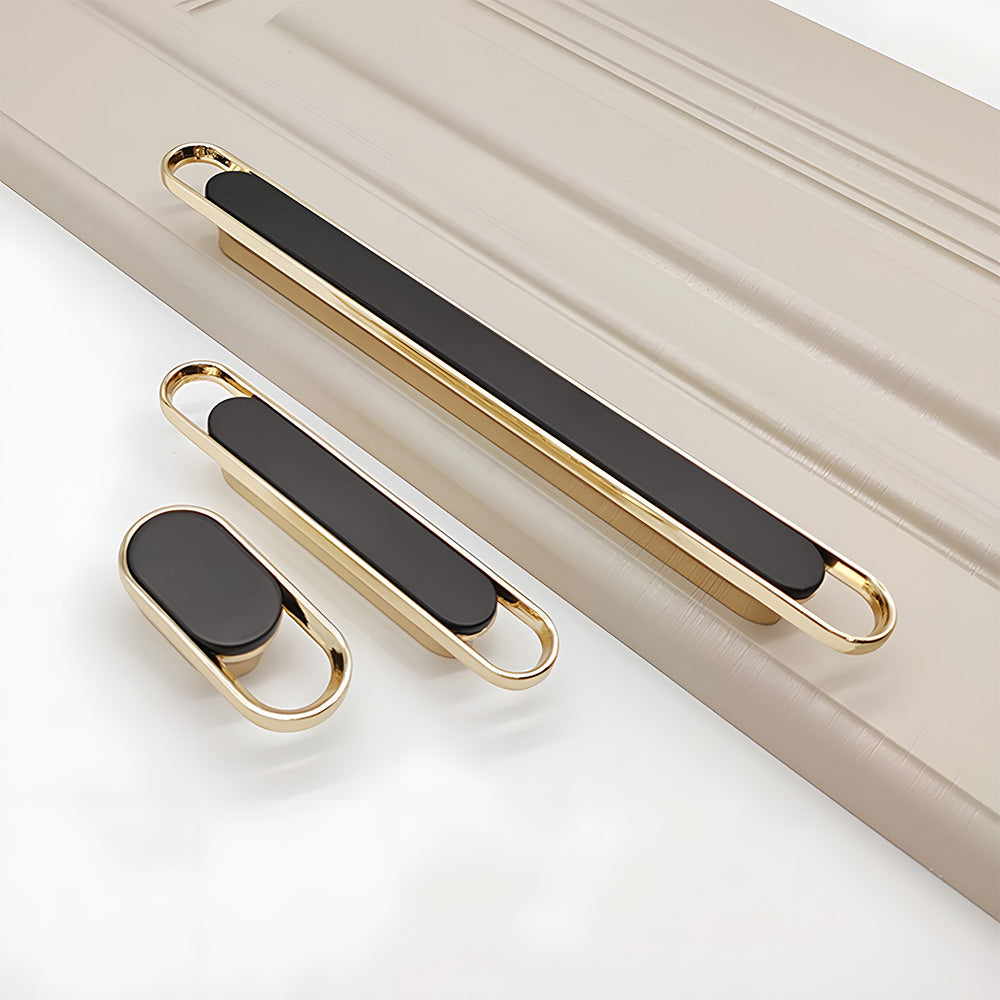 Comforsyco Two-color Zinc Alloy Modern Cabinet Handles