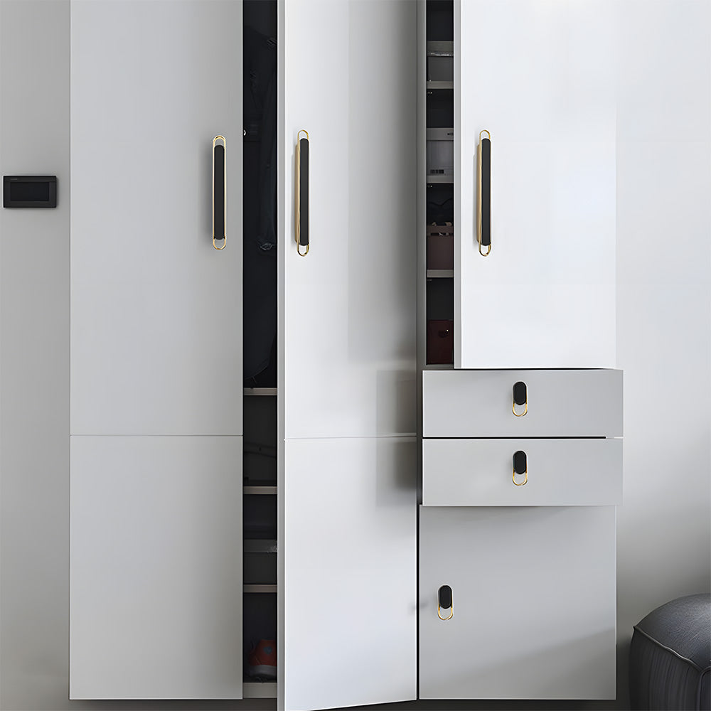 Comforsyco Two-color Zinc Alloy Modern Cabinet Handles