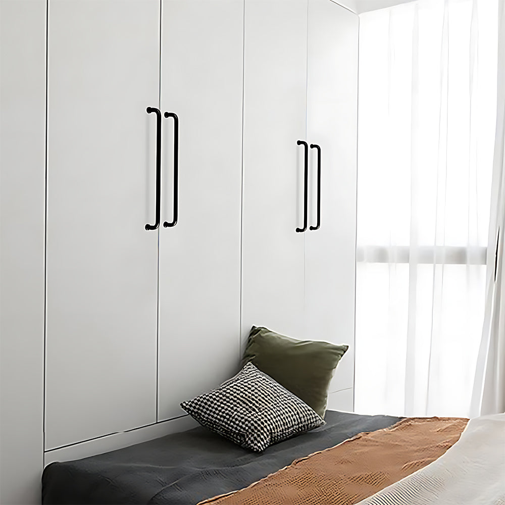 Comforsyco U-Shaped Rounded Arc Cabinet Handles and Drawer Pulls