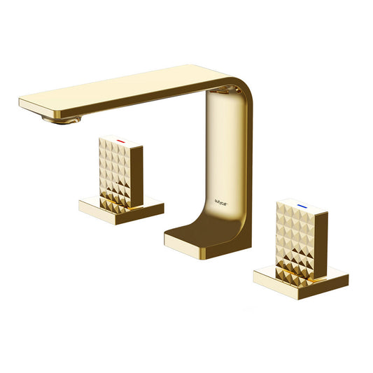Ultra-Slim 3-Hole Bathroom Sink Faucet