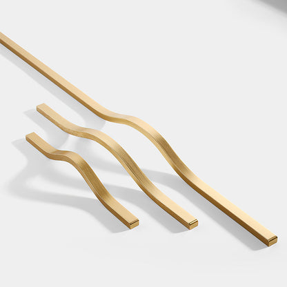 Comforsyco Wavy Aluminum Alloy Cabinet Handles