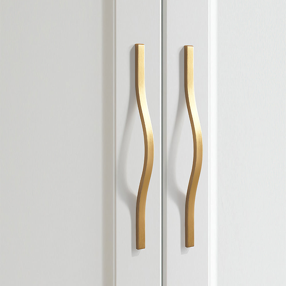 Comforsyco Wavy Aluminum Alloy Cabinet Handles