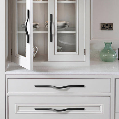Comforsyco Wavy Aluminum Alloy Cabinet Handles