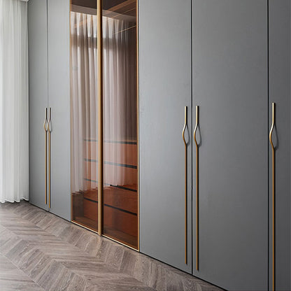 Comforsyco Wavy Aluminum Alloy Cabinet Handles