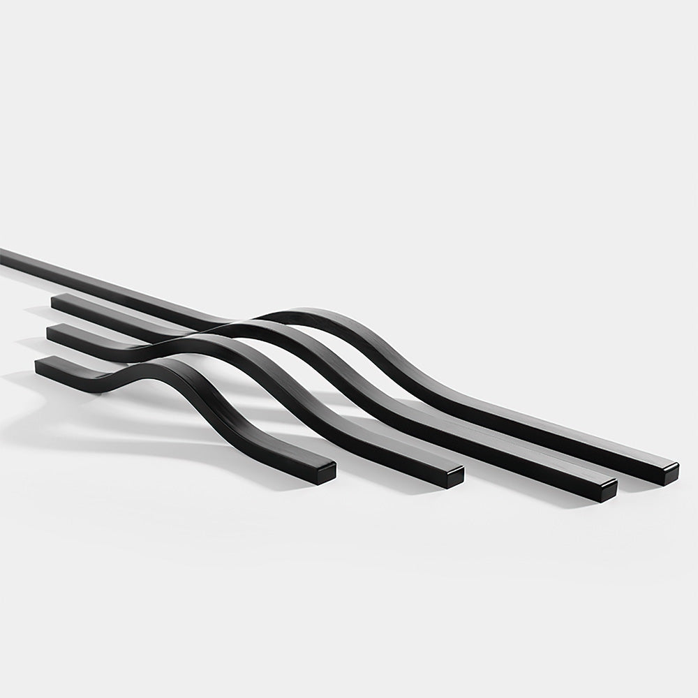 Comforsyco Wavy Aluminum Alloy Cabinet Handles