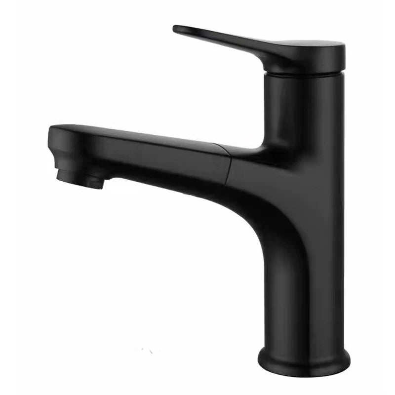Wexler Single Handle Pull-Out Bathroom Sink Faucet with Hot and Cold Control