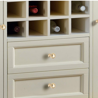 Comforsyco Zinc Alloy Arch Cabinet Pulls and Round Knobs