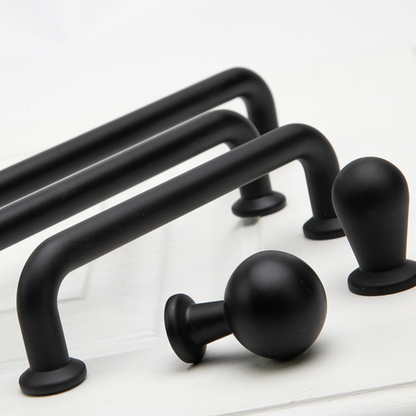 Comforsyco Zinc Alloy Arch Cabinet Pulls and Round Knobs