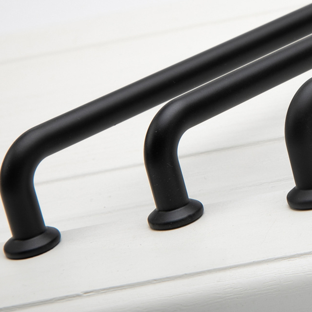 Comforsyco Zinc Alloy Arch Cabinet Pulls and Round Knobs