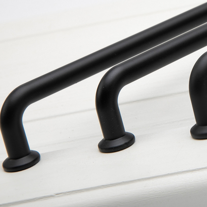 Comforsyco Zinc Alloy Arch Cabinet Pulls and Round Knobs