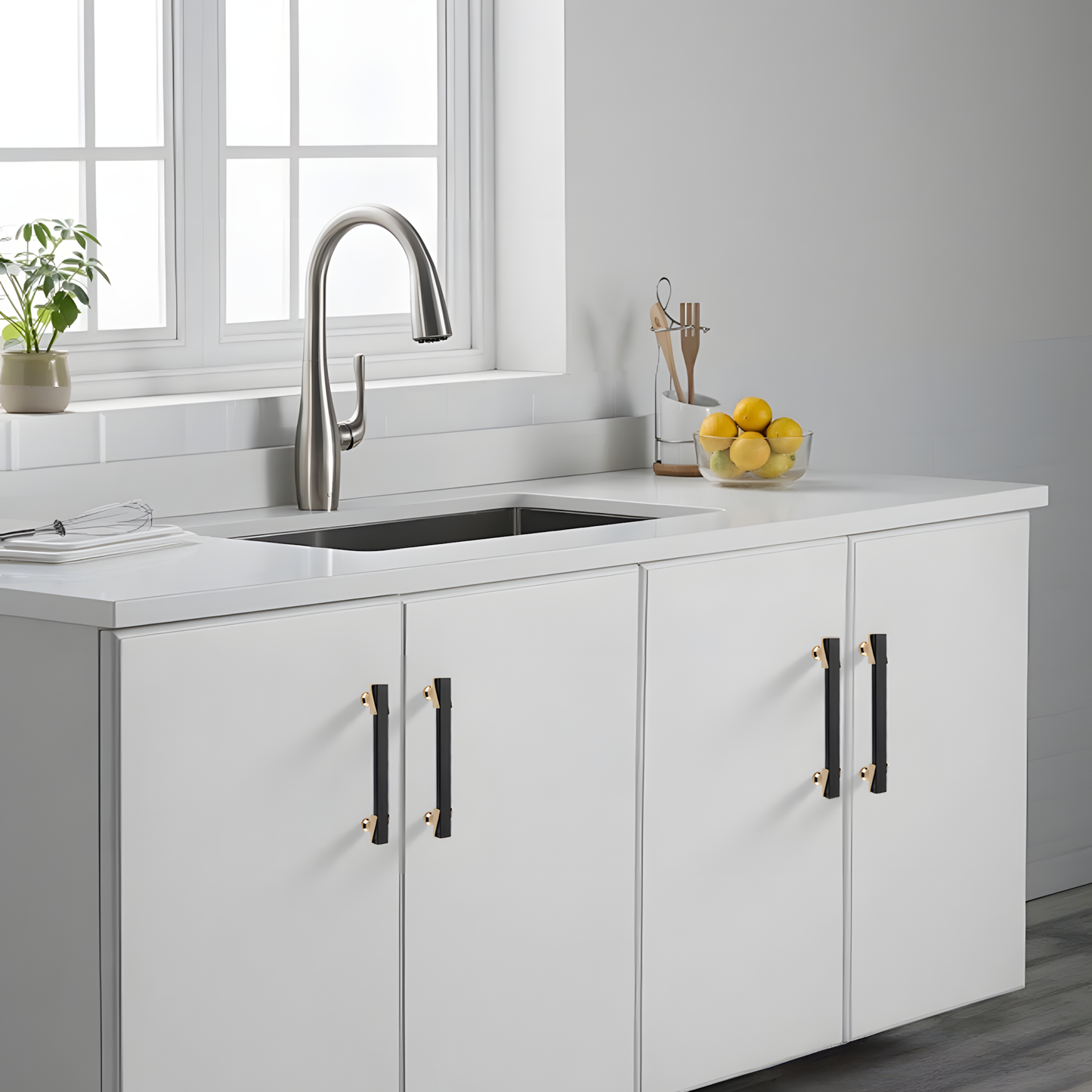 Comforsyco Zinc Alloy Modern Kitchen Cabinet Pulls
