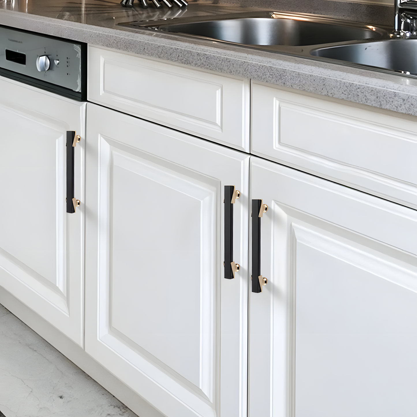 Comforsyco Zinc Alloy Modern Kitchen Cabinet Pulls