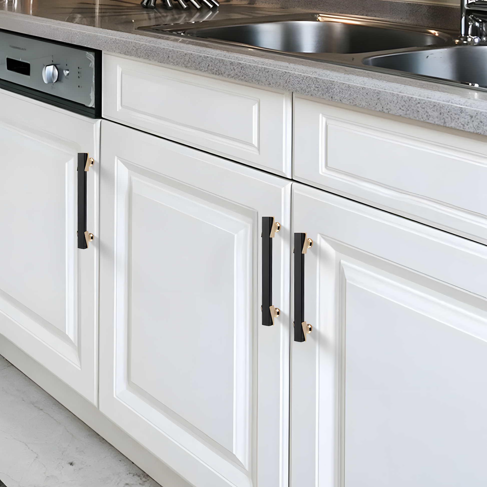 Comforsyco Zinc Alloy Modern Kitchen Cabinet Pulls
