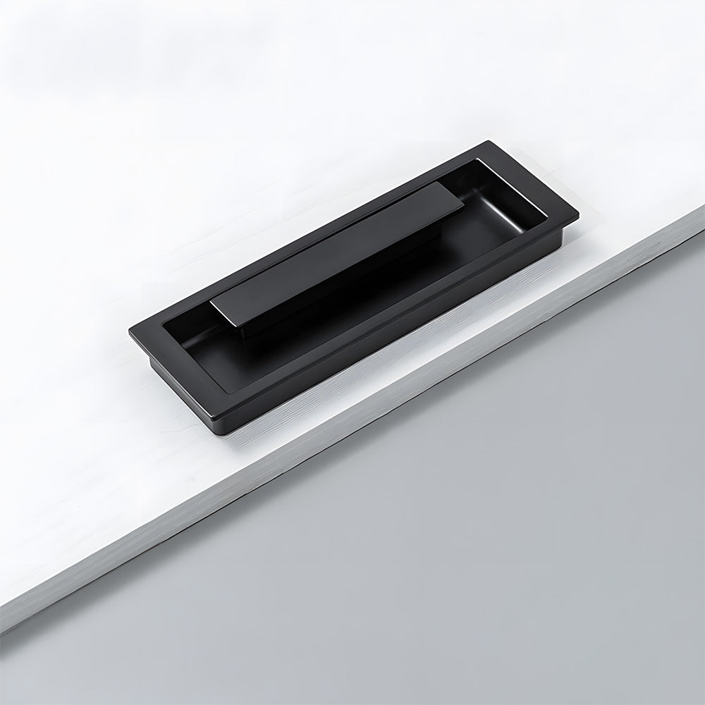 Comforsyco Zinc Alloy Recessed Cabinet Handles with Sliding Bar