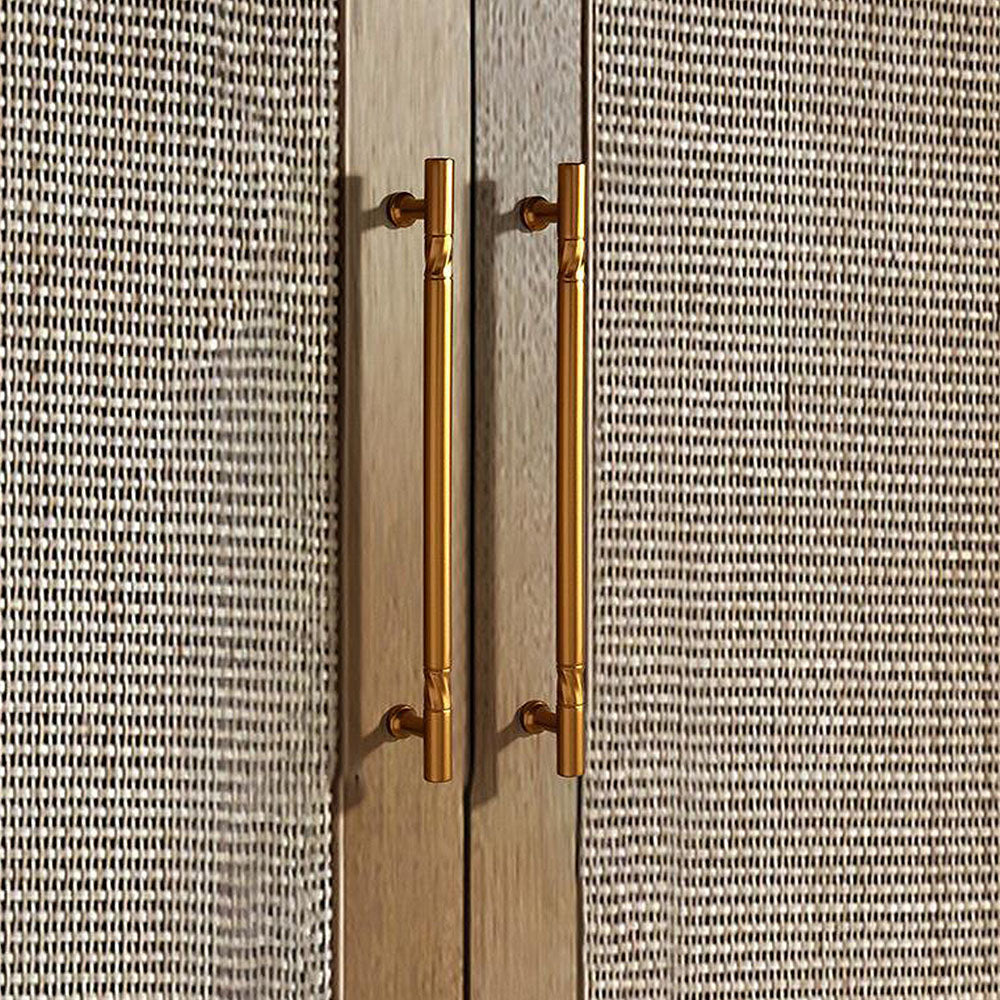 Comforsyco Zinc Alloy Round Bar Cabinet Pulls and Knobs