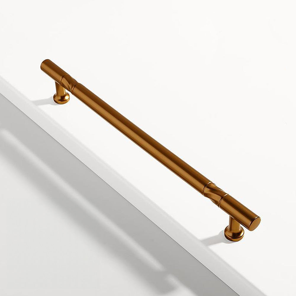 Comforsyco Zinc Alloy Round Bar Cabinet Pulls and Knobs