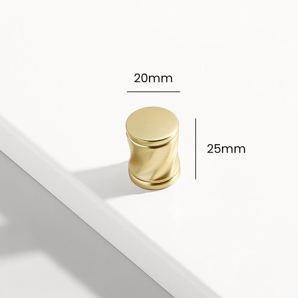 Comforsyco Zinc Alloy Round Bar Cabinet Pulls and Knobs