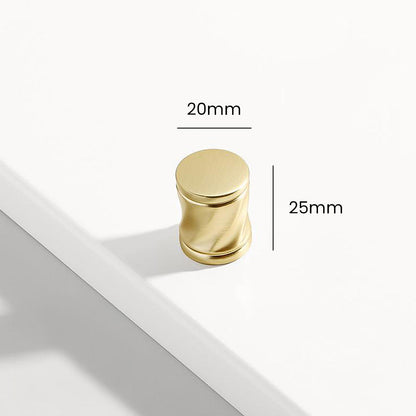 Comforsyco Zinc Alloy Round Bar Cabinet Pulls and Knobs