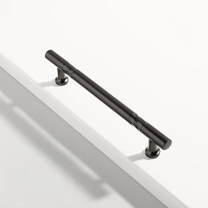 Comforsyco Zinc Alloy Round Bar Cabinet Pulls and Knobs