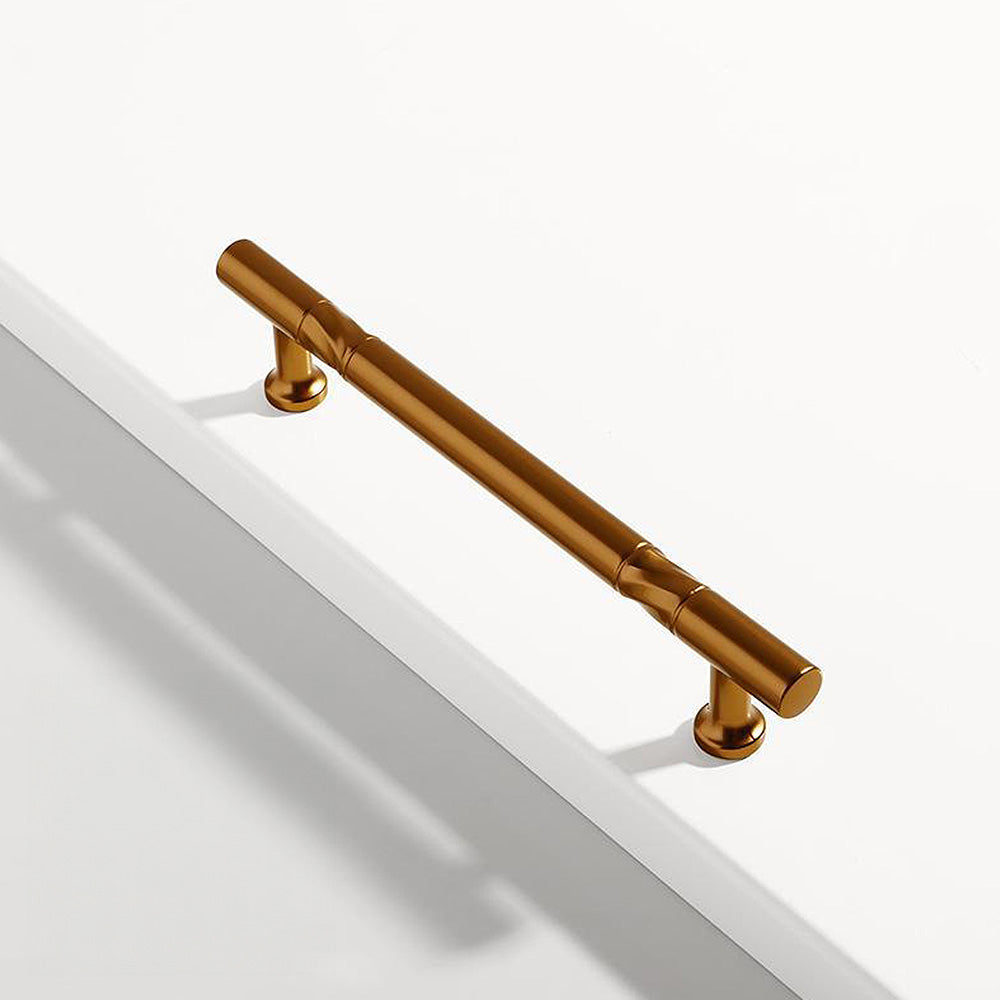 Comforsyco Zinc Alloy Round Bar Cabinet Pulls and Knobs