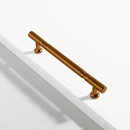 Comforsyco Zinc Alloy Round Bar Cabinet Pulls and Knobs
