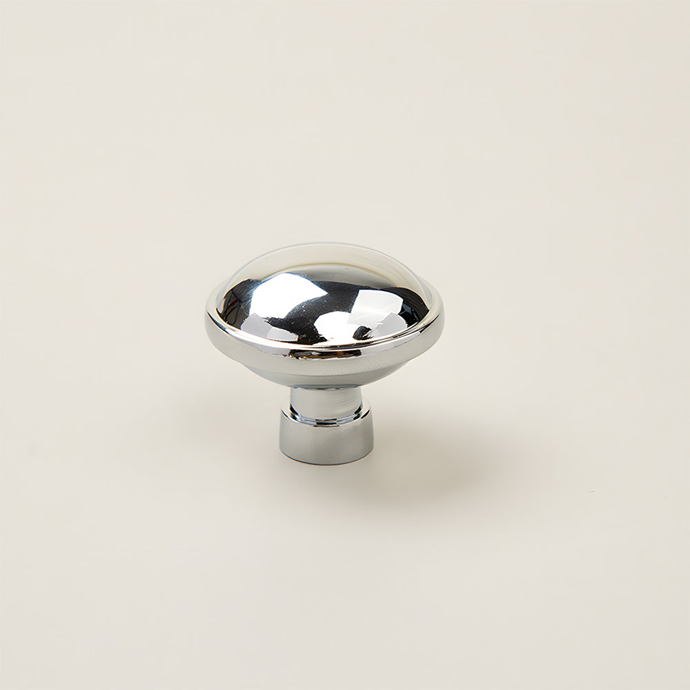 Comforsyco Zinc Alloy Round Bar Cabinet Pulls with Matching Knobs