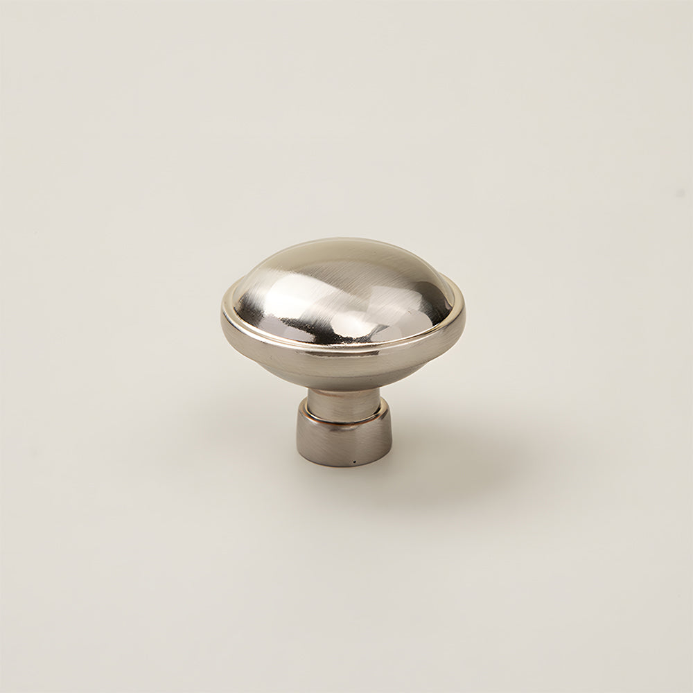 Comforsyco Zinc Alloy Round Bar Cabinet Pulls with Matching Knobs