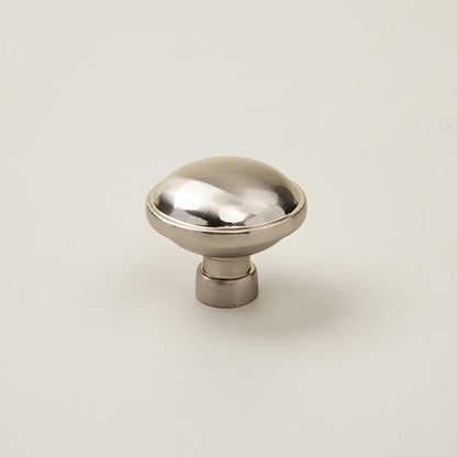 Comforsyco Zinc Alloy Round Bar Cabinet Pulls with Matching Knobs