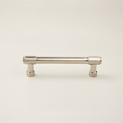 Comforsyco Zinc Alloy Round Bar Cabinet Pulls with Matching Knobs
