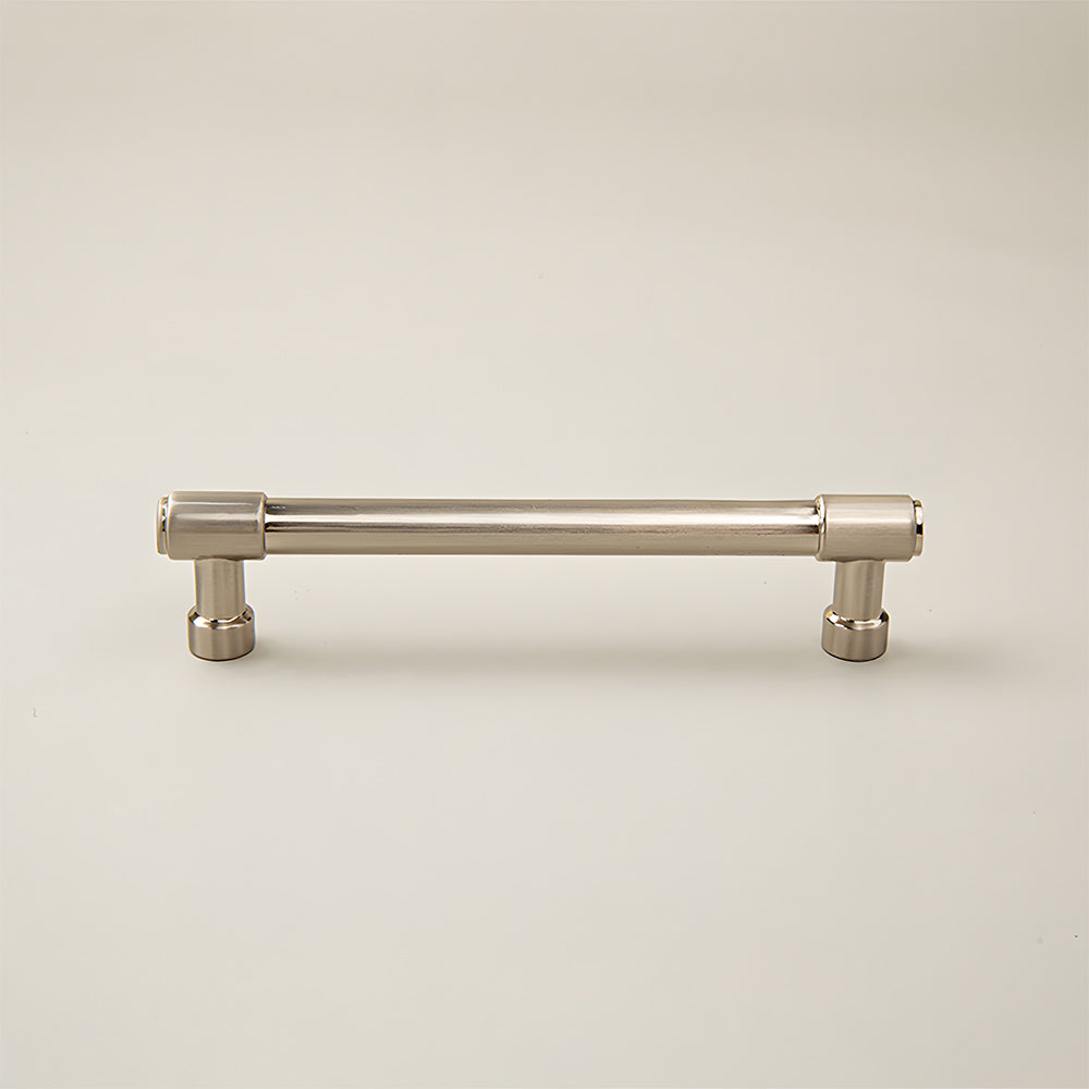 Comforsyco Zinc Alloy Round Bar Cabinet Pulls with Matching Knobs