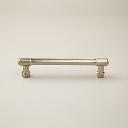 Comforsyco Zinc Alloy Round Bar Cabinet Pulls with Matching Knobs
