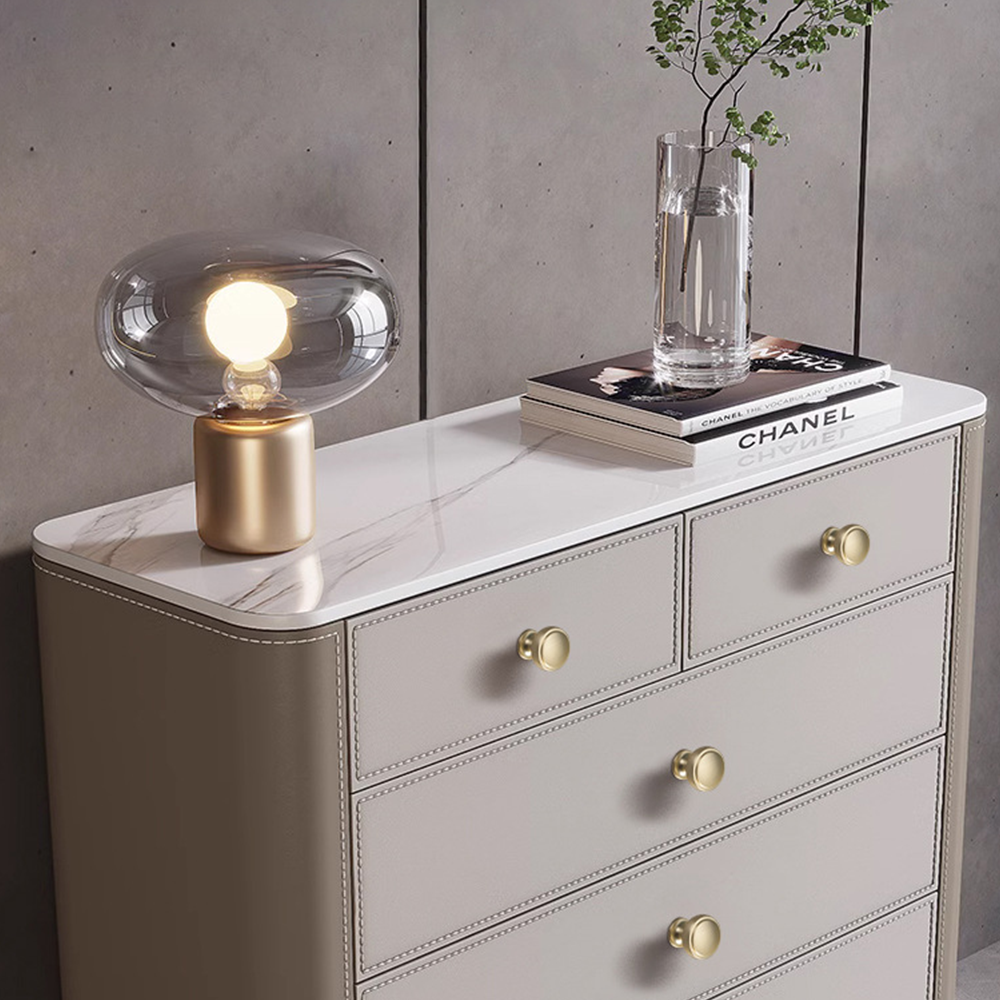 Comforsyco Zinc Alloy Rounded Bar Cabinet Handles and Knobs