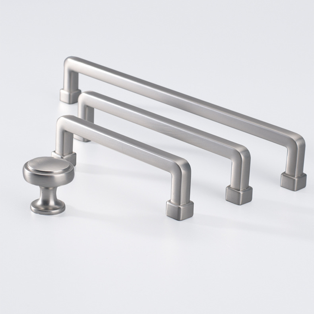 Comforsyco Zinc Alloy Rounded Bar Cabinet Handles and Knobs